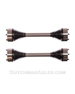 930 CV axle assembly with boots and Stage 8 locking bolts