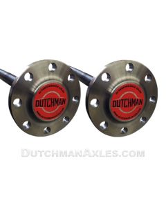 Flanged floater axle face, pair