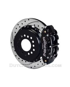 13" Rear kit with black calipers & drilled rotors