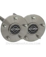 5 lug C-clip style axle with black stock replacement decal


