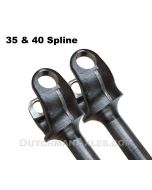 Dana 60 1550 series custom front inner axles | 35 & 40 spline | Pair