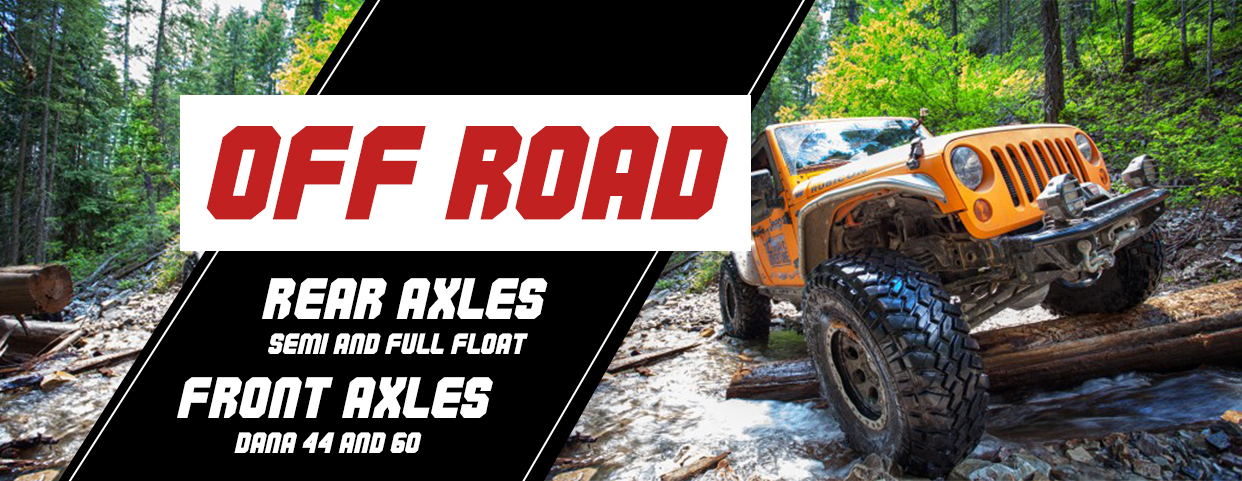Off road axle shafts