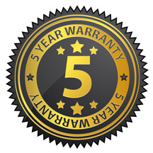 5 year warranty image