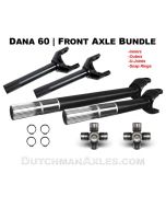 Bundle | Front Axles | Dana 60 | 4340 | Inners Outers U-Joints Snap Rings